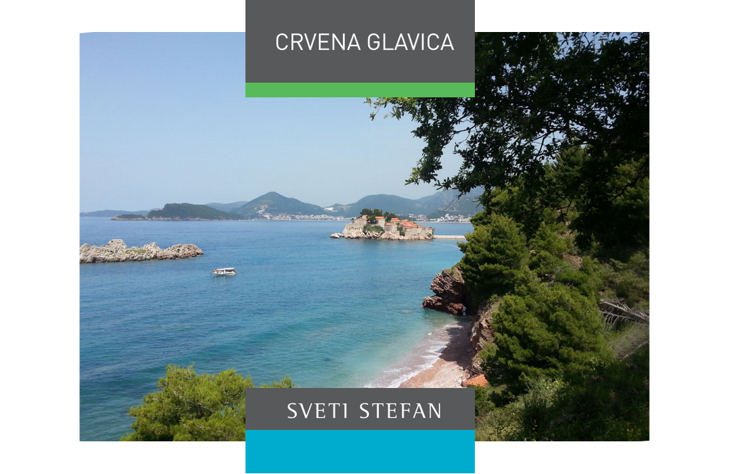 Земельный участок на первой линии с видом на Sveti Stefan